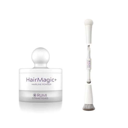 HairMagic+ Hairline Powder and Hairline Powder 4-in-1 Brush