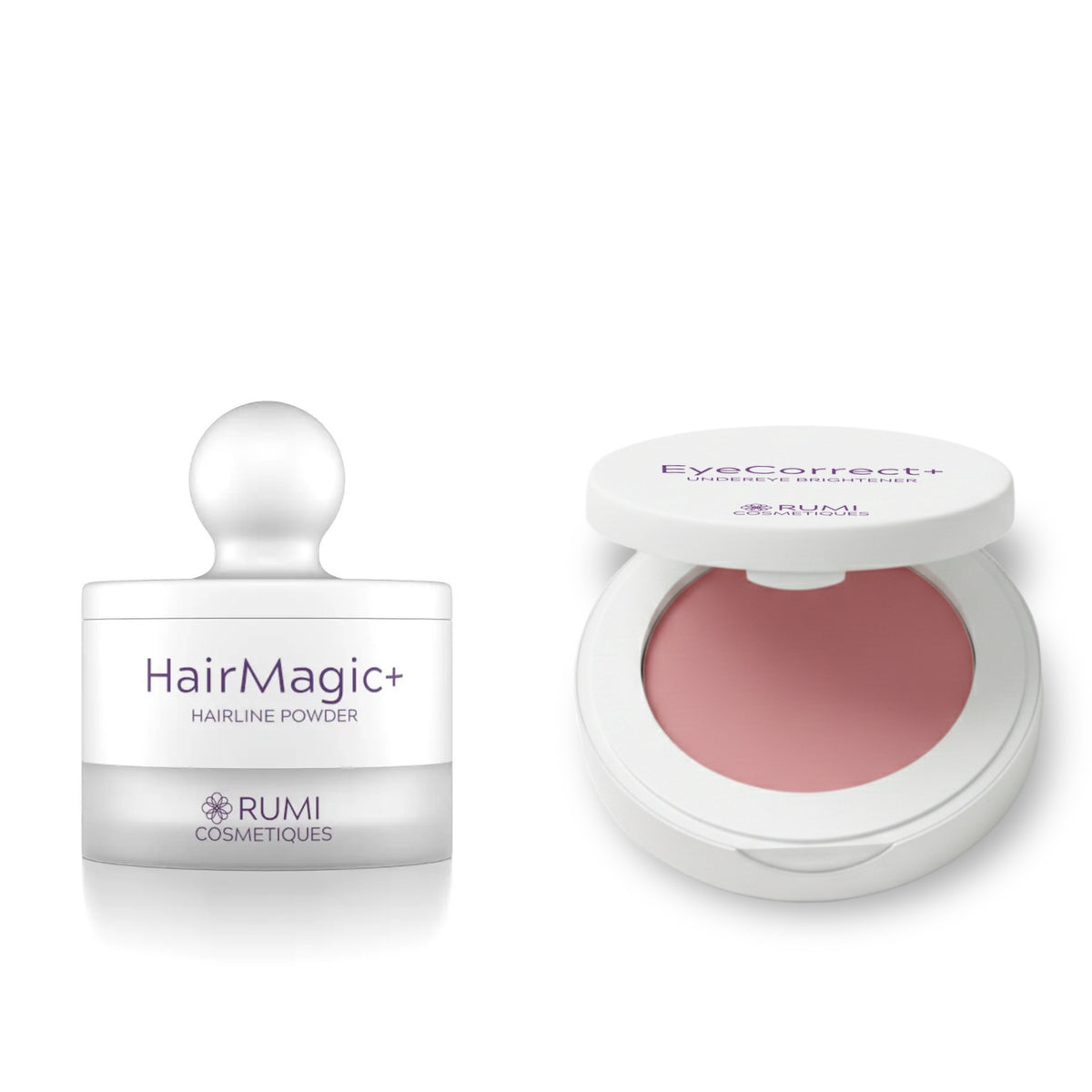 HairMagic+ Hairline Powder and EyeCorrect+ Undereye Brightener