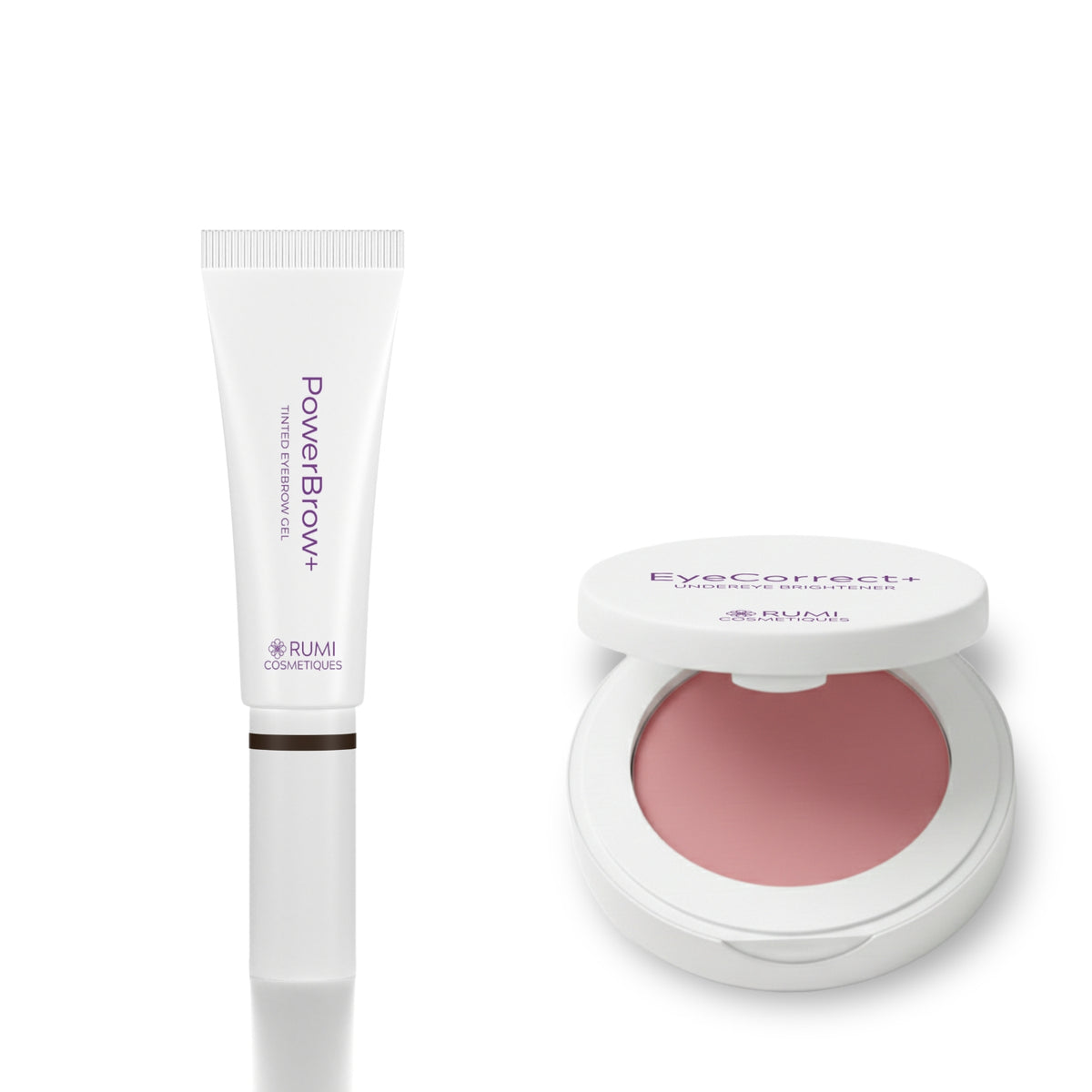 PowerBrow+ Tinted Eyebrow Gel and EyeCorrect+ Undereye Brightener